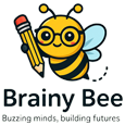 Brainy Bee Logo